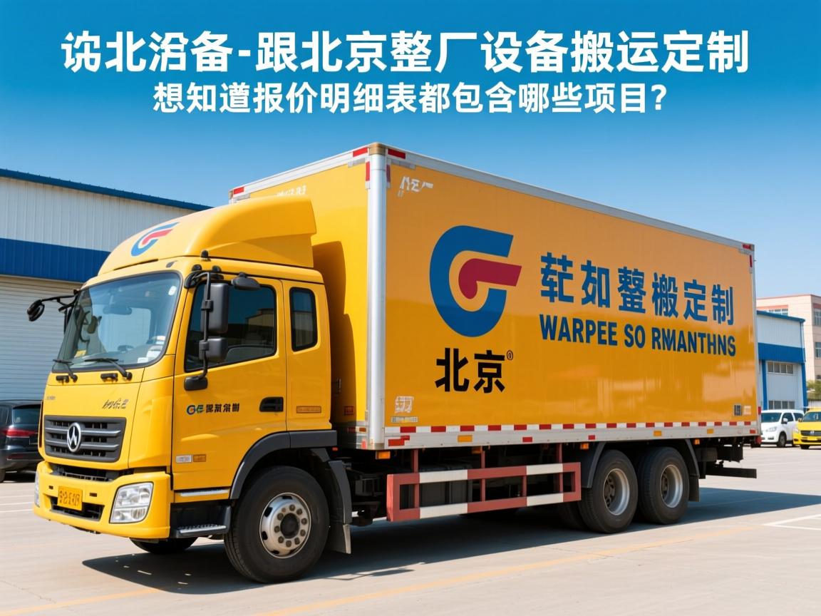 北京整厂设备搬运定制_想知道报价明细表都包含哪些项目?