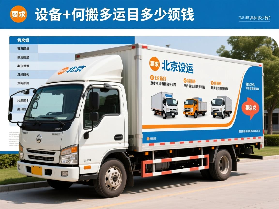 北京设备搬运价目表,各项服务具体多少钱?