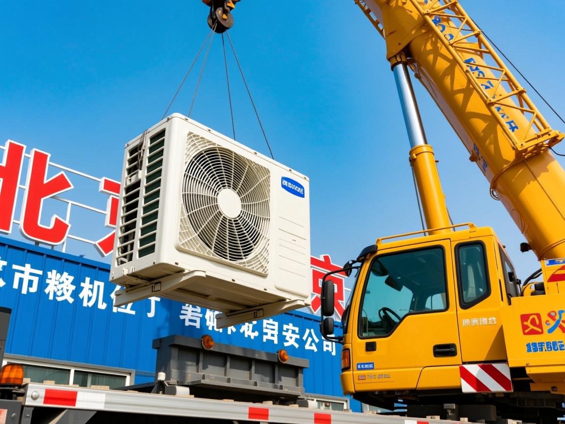 北京市机械设备搬运公司_大型空调吊装就位时如何确保安全与精准?
