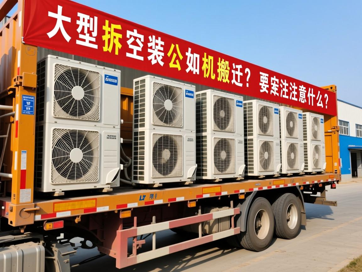 北京设备拆装搬运公司:大型空调机组如何安全搬运?机床搬迁要注意什么?