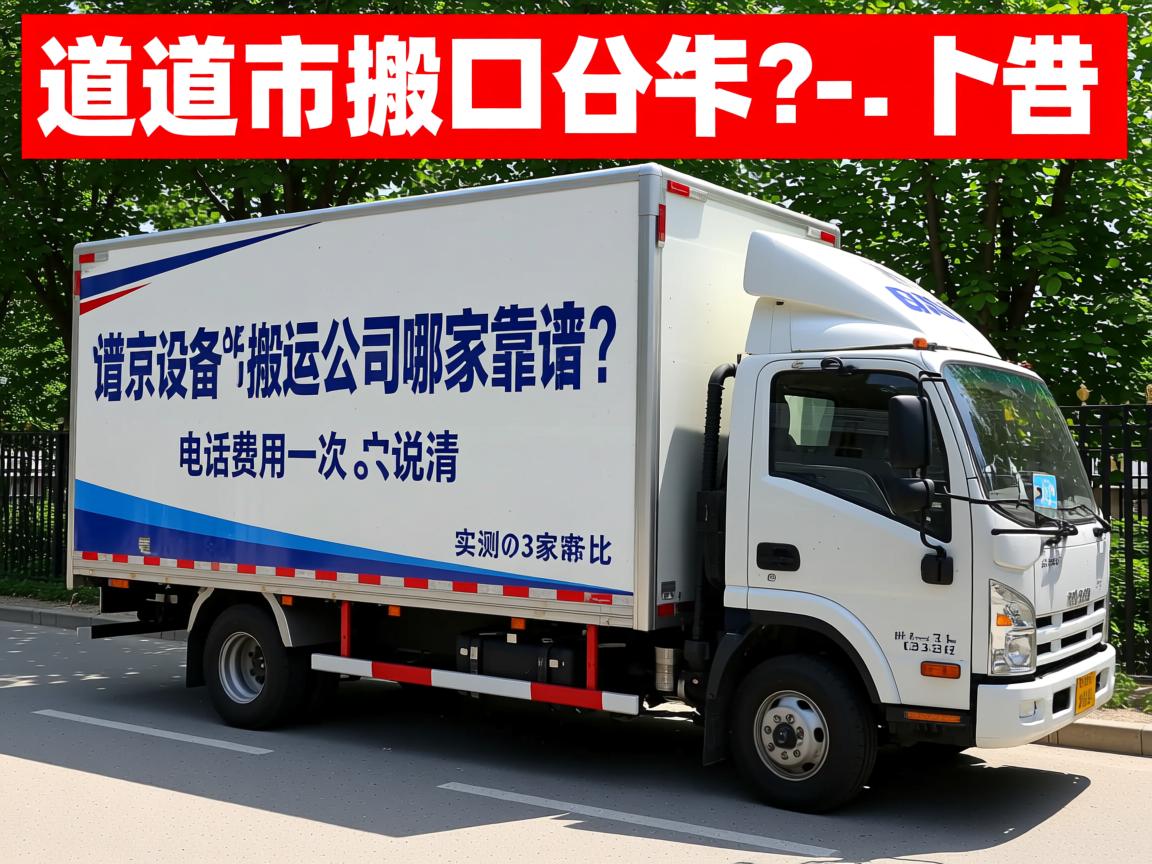北京五道口设备搬运公司哪家靠谱?实测3家对比,电话费用一次说清