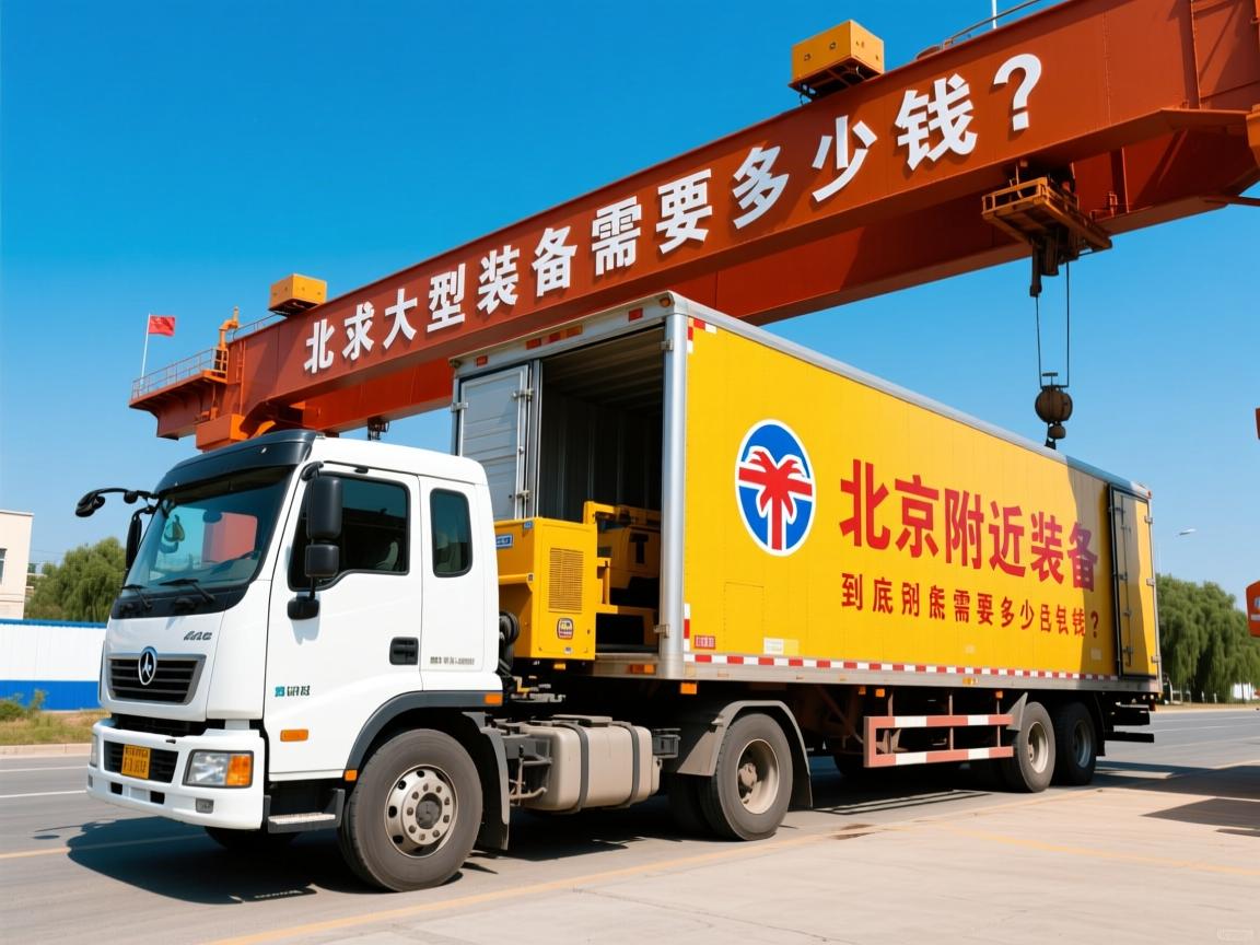 北京附近大型设备搬运到底需要多少钱?