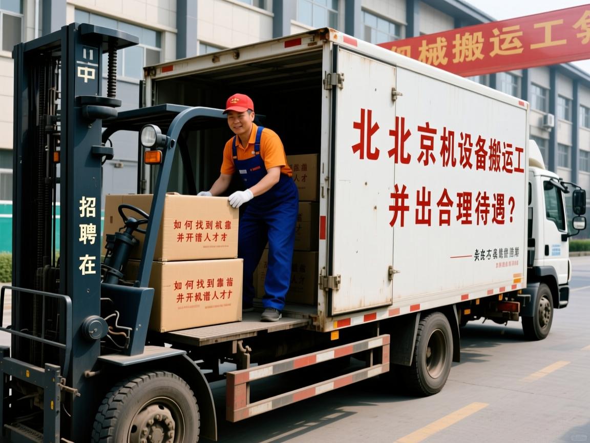 在北京招聘机械设备搬运工,如何找到靠谱人才并开出合理待遇?