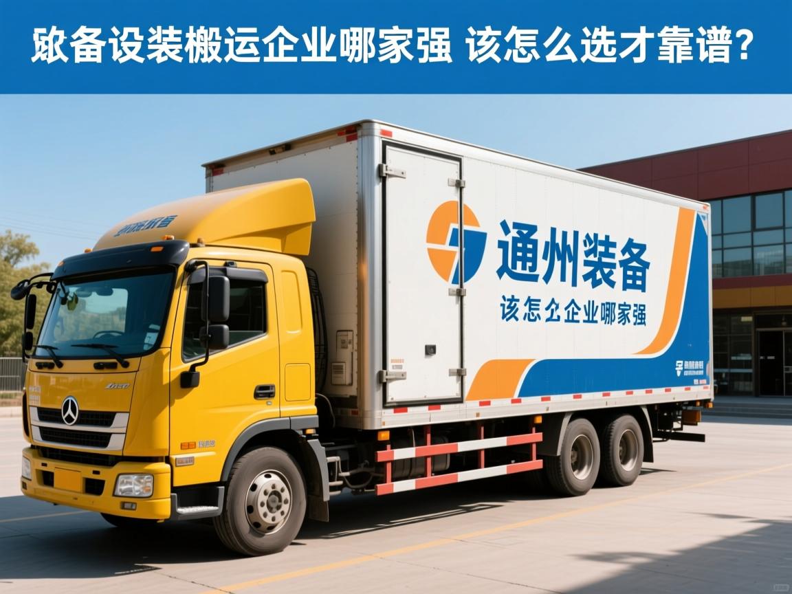 通州设备搬运企业哪家强,该怎么选才靠谱?