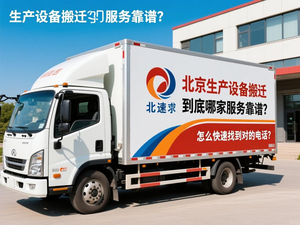 北京生产设备搬迁，到底哪家服务靠谱？怎么快速找到对的电话？