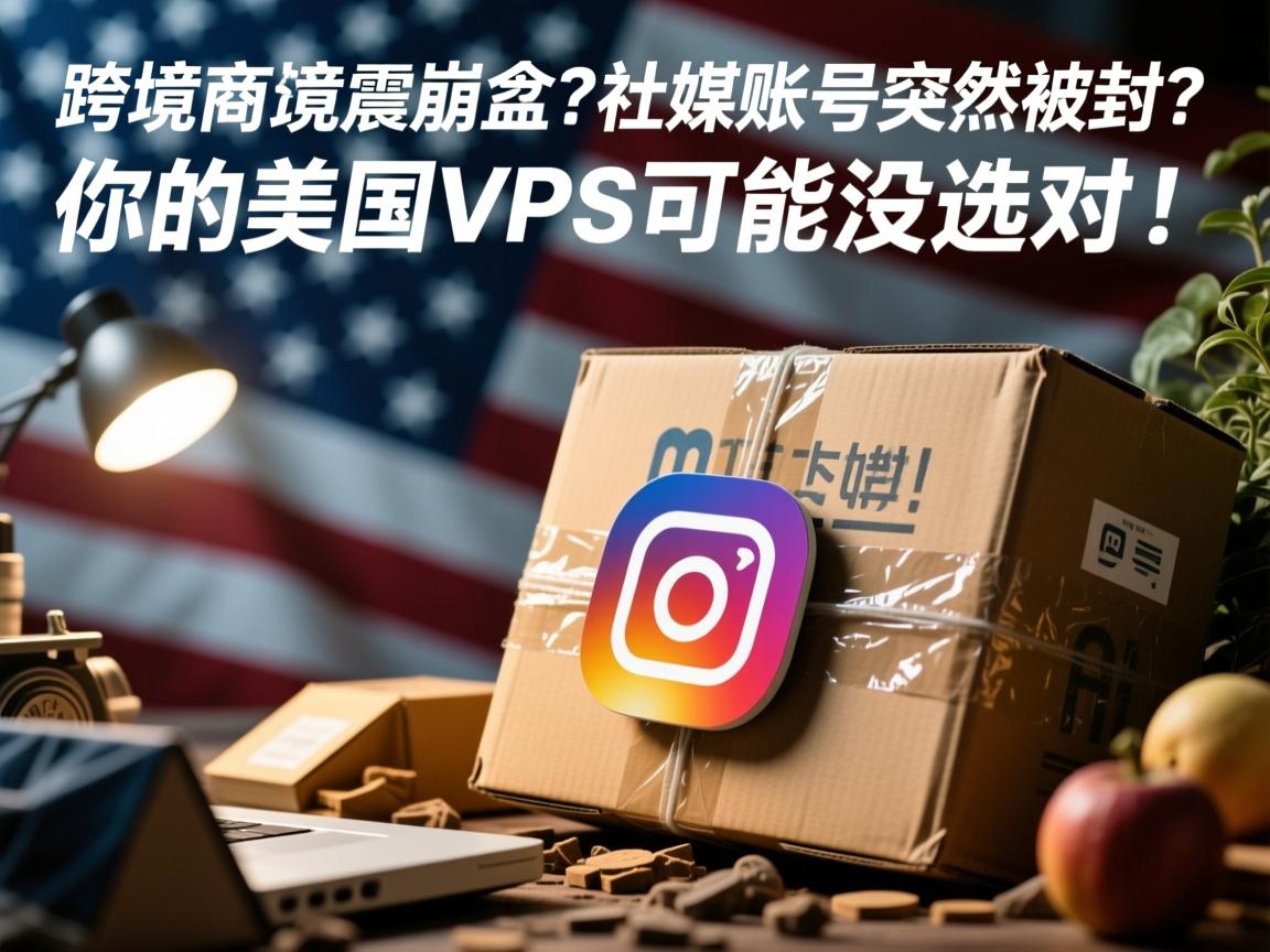 跨境电商凌晨崩盘？社媒账号突然被封？你的美国VPS可能没选对！
